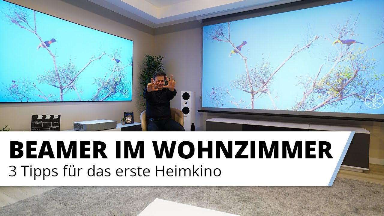 3 Tipps f&uuml;r Heimkino Einsteiger: Das erste Heimkino mit Beamer im Wohnzimmer.
