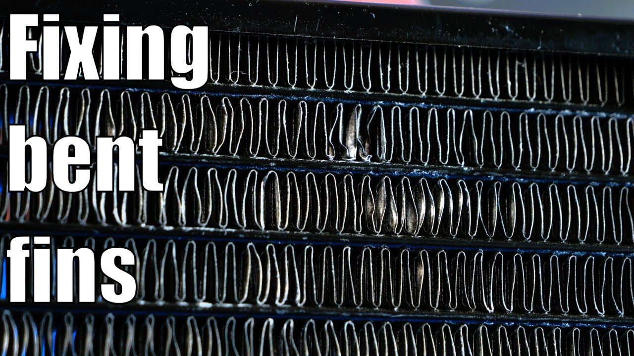 Do bent AIO radiator fins matter? Plus how to fix them