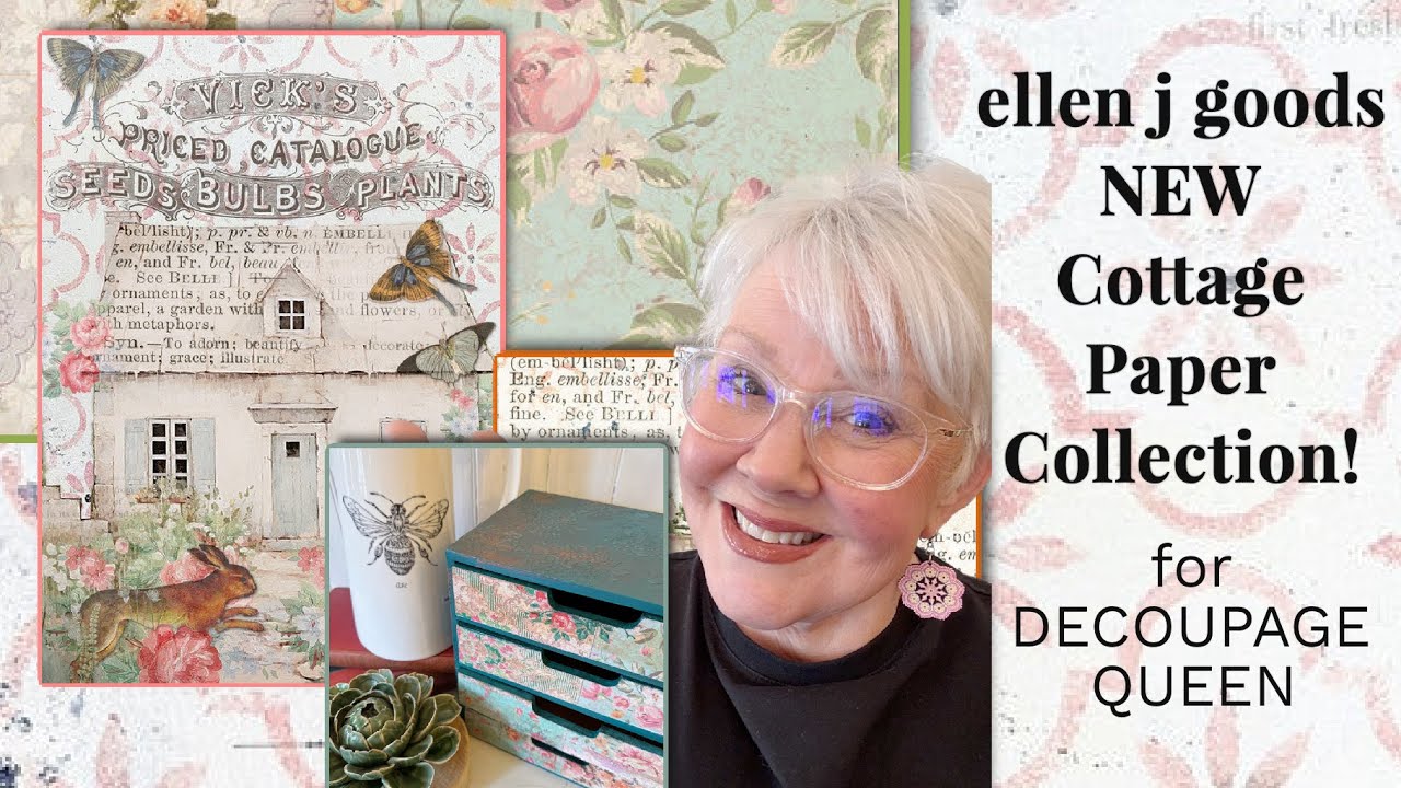 Decoupage Queen Cottage Collection Release, Feb. 14th @ 1pm EST