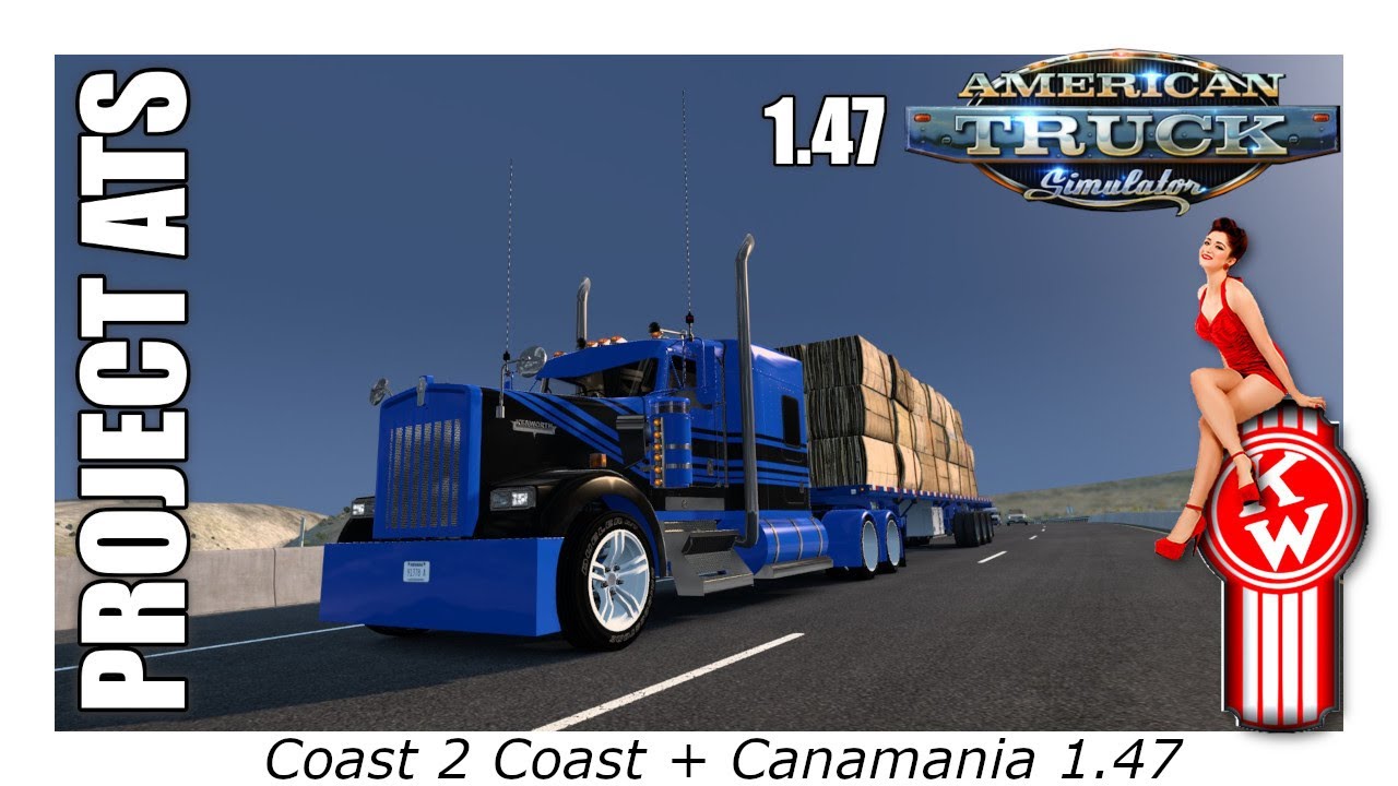 American Truck Simulator 1.47 Coast2Coast+Canamania