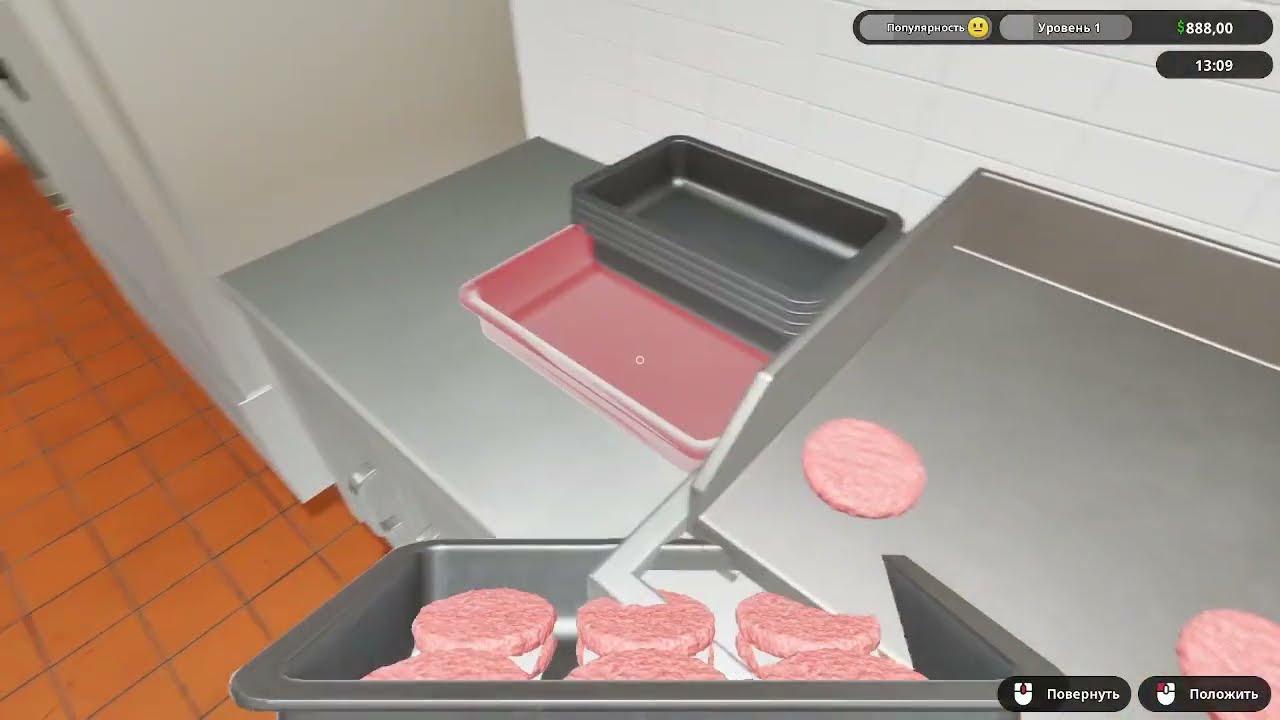 🍟 Первые клиенты, первые ошибки 👇 Мой опыт в симуляторе ресторана! Fast Food Simulator 