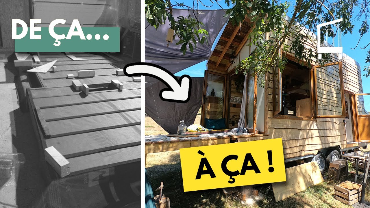TINY HOUSE : un an de chantier résumé en 30 MINUTES ! 😍😱