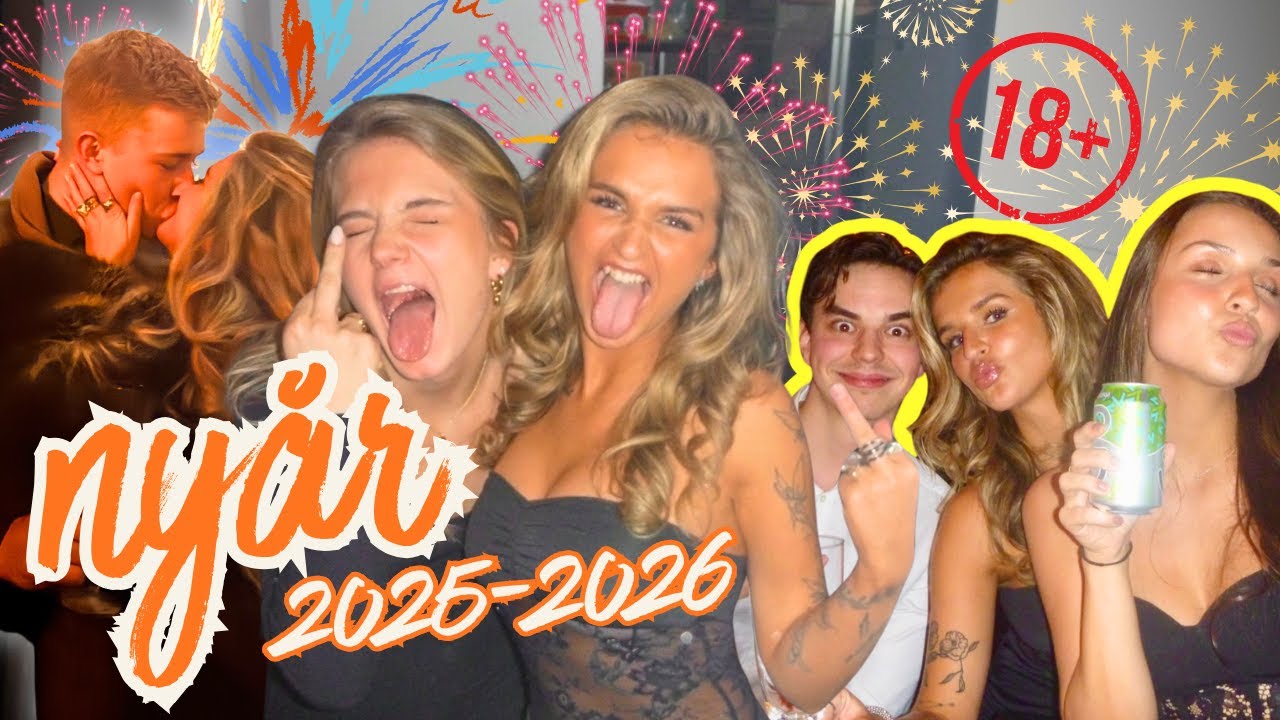 VÅRAT NYÅR 2025!!!! FESTVLOGG 🥳
