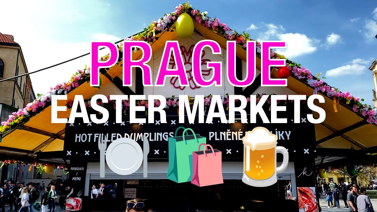 Walk Through Prague's Easter Markets - food, crafts and sights (2025)