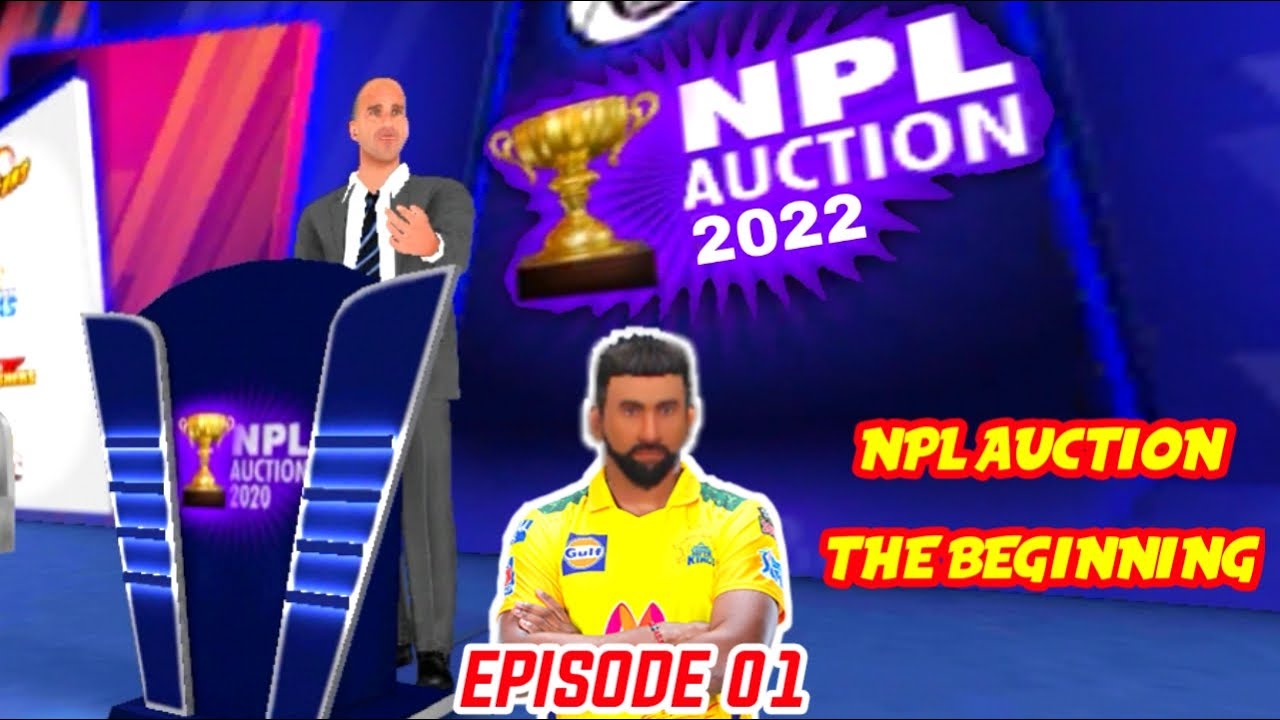 THE BEGINNING - WCC3 NPL AUCTION GAMEPLAY EPISODE 01