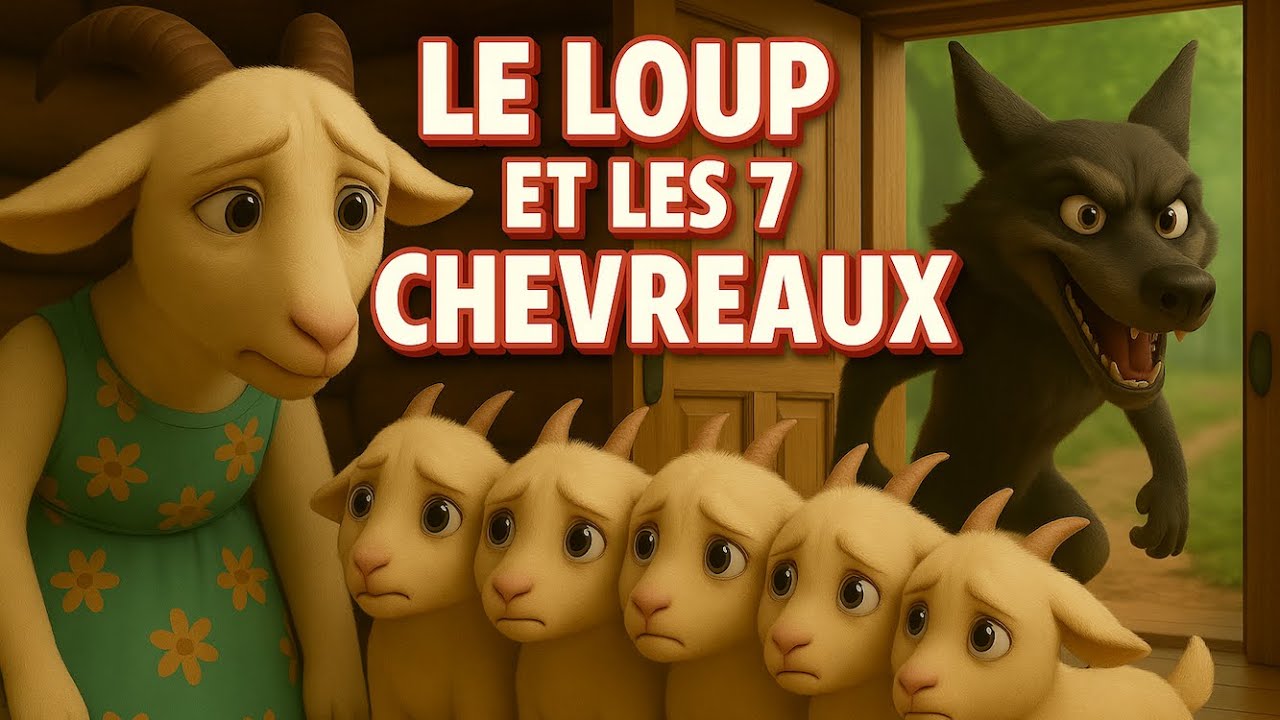 Le Loup et les 7 Chevreaux 🐺🐐 | Conte pour Enfants en Français | Histoire Animée