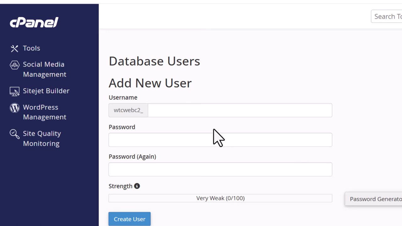 Web 4 - Setting Up the Live Database