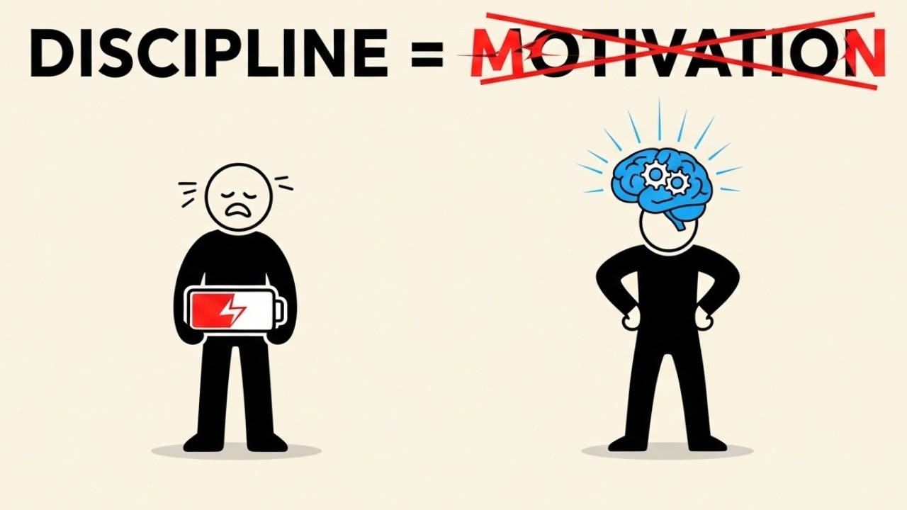 Why Disciplined People Never Use Motivation | Neuroscience Explains#Discipline #Neuroscience