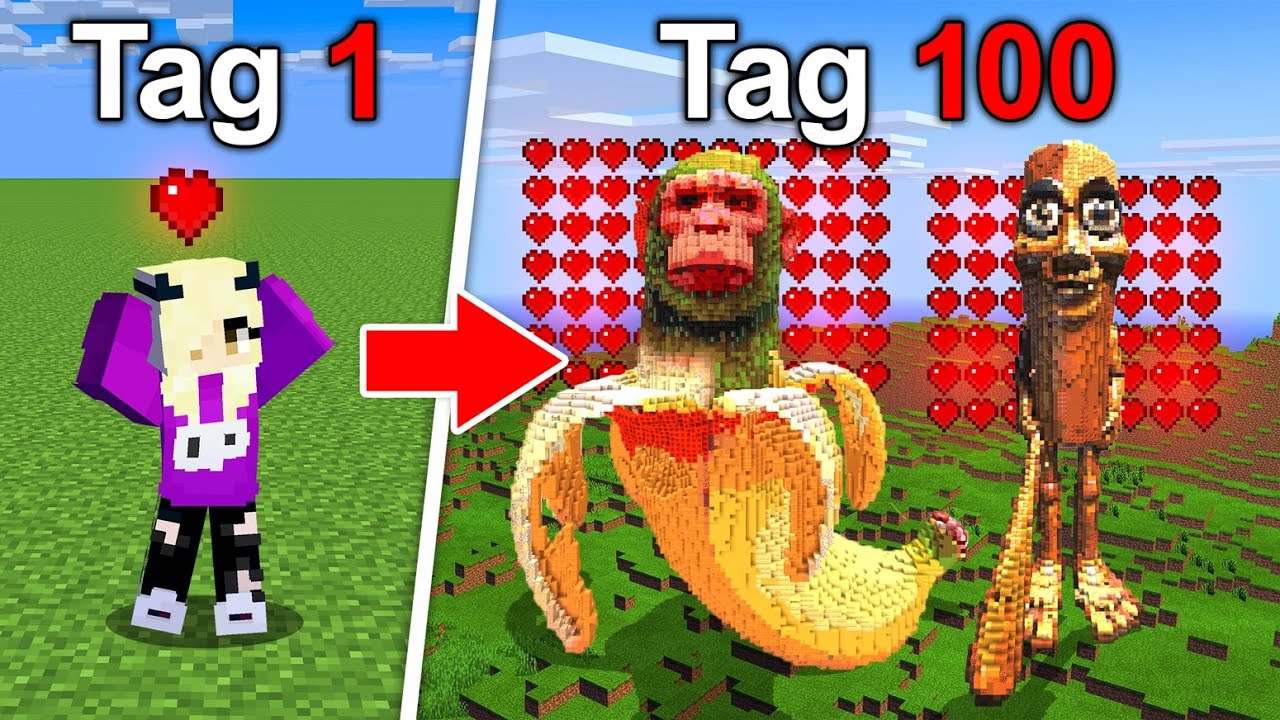 100 Tage auf BRAINROT SERVER überlebt!