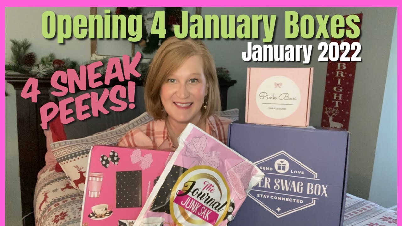 Opening 4 January Boxes | January 2022 | ⭐️Sneak Peeks!⭐️