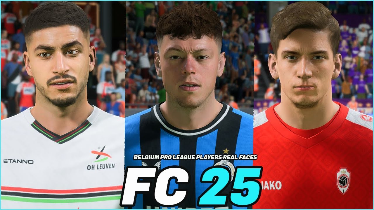 FC 25 | ВСЕ ИГРОКИ ПРОФЕССИОНАЛЬНОЙ ЛИГИ БЕЛЬГИИ. РЕАЛЬНЫЕ ЛИЦА