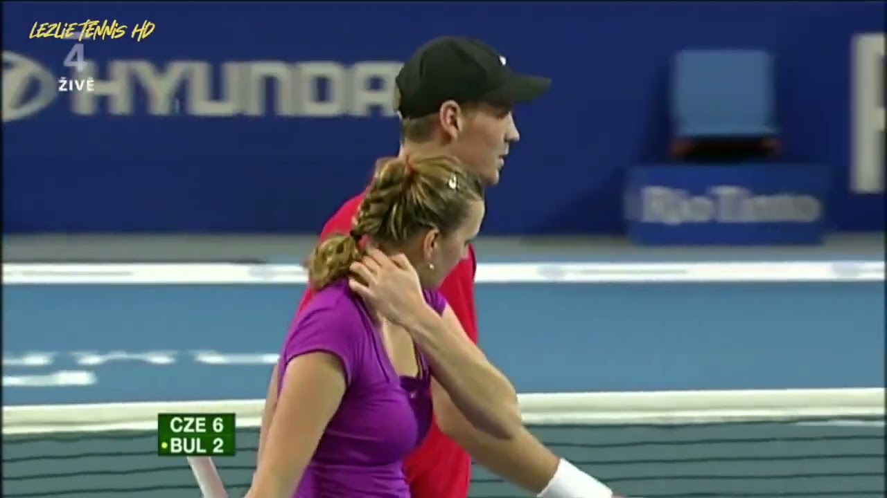 Tsvetana Pironkova/Grigor Dimitrov vs Petra Kvitova/Tomas Berdych 2012 Hopman Cup Highlights