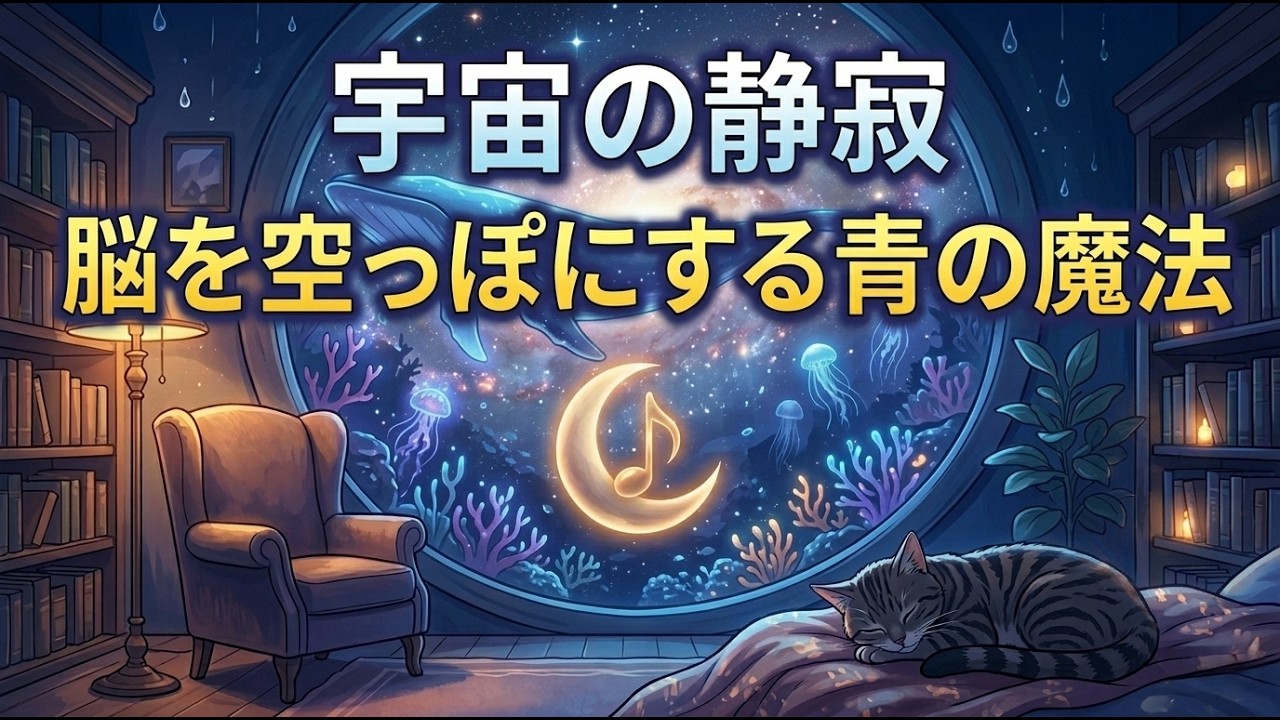 脳を空っぽにする無重力BGM｜深い眠りとリラックスのための432Hz（6時間）