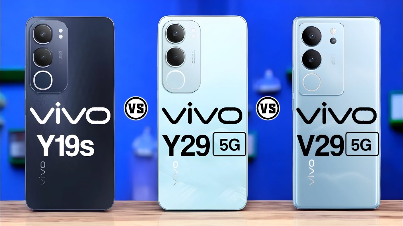 Vivo Y19s Vs Vivo Y29 5G Vs Vivo V29 5G  #Trakontech