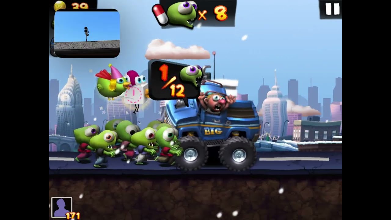 Zombie tsunami destruction 6 monster trucks et de 0 chars d’assaut 