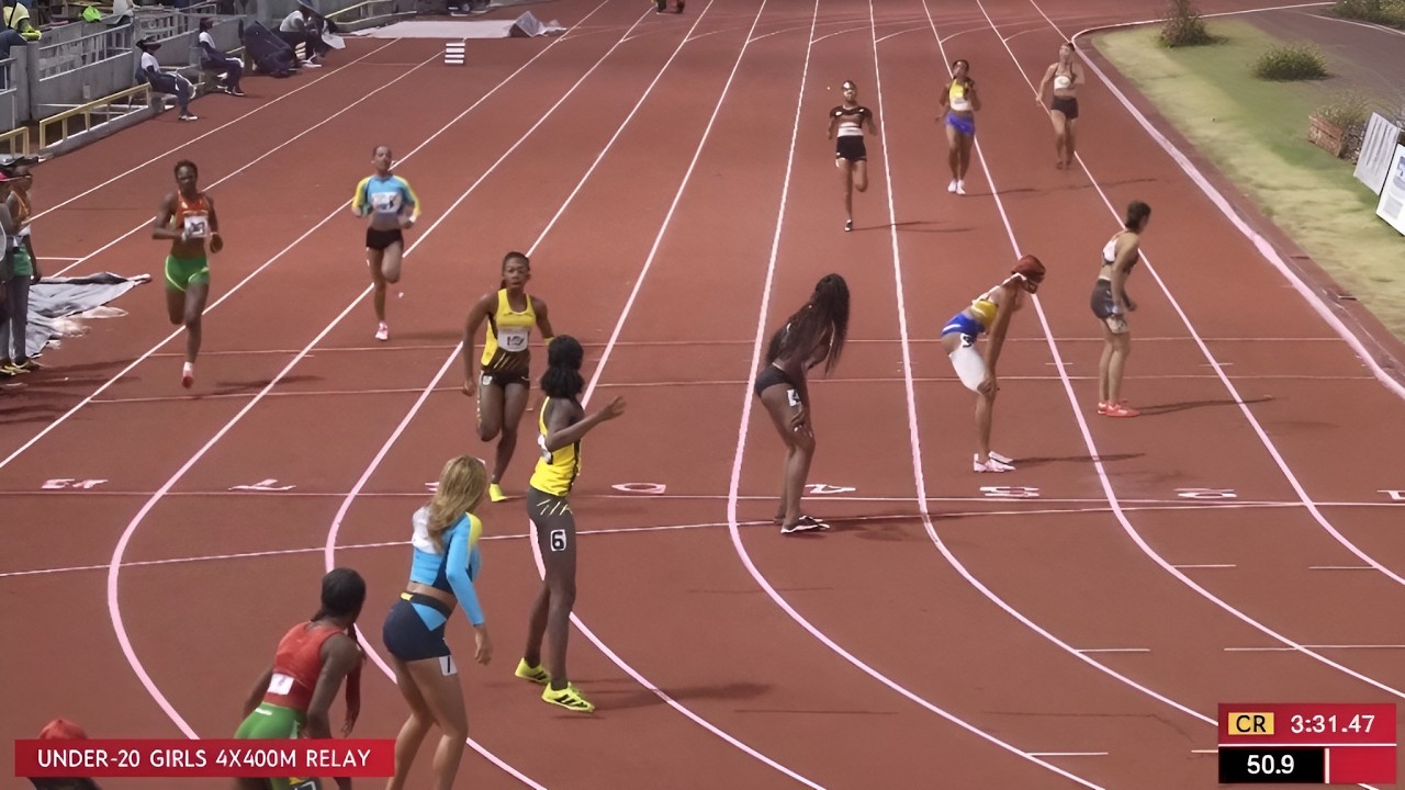 El 4x400m Femenino Más Rápido | Jamaica ARROSA A Sus Rivales
