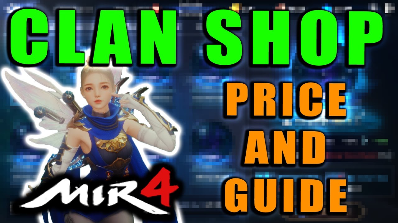 MIR4 - MAX Clan Shop Review/Guide!  How Much Are the Epic Blue Dragon Statues?!  What Should I Buy?!