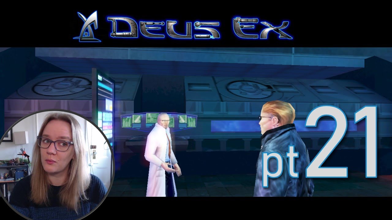 Let's Play Deus Ex (2000) [21] [Blind] Gary Savage and the AI Control Center