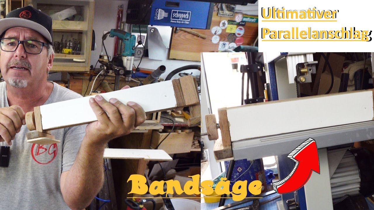 Der Ultimative Präzisions Parallel-Anschlag 💣Bandsägen-Upgrade (No:282.) #holzbearbeitung #selbst