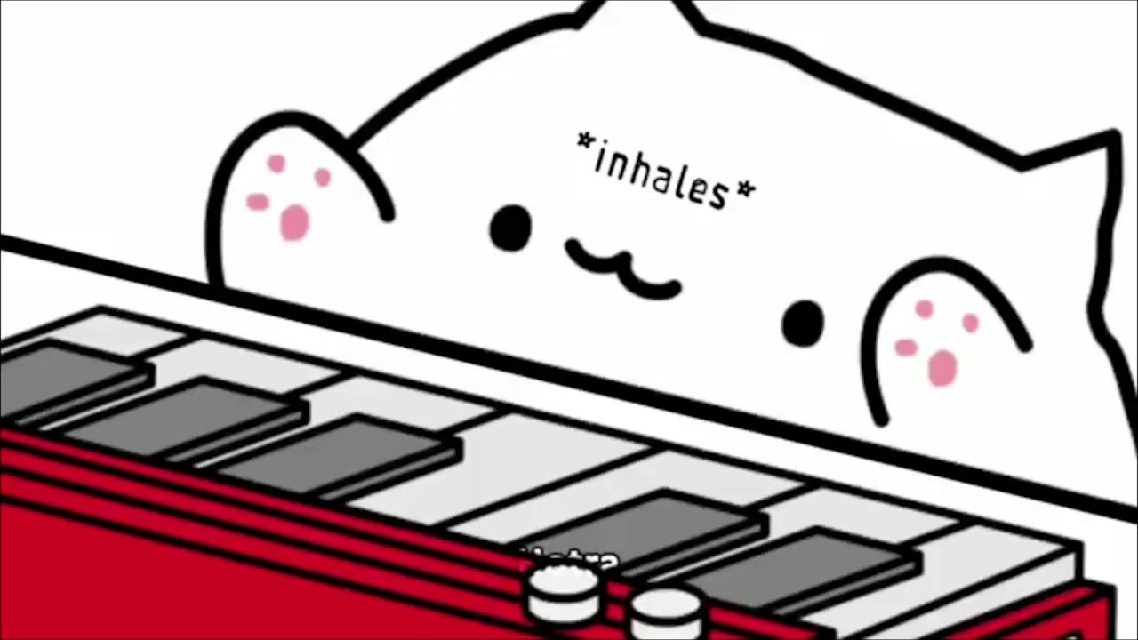 inhales игра на пианино кота | МЕМ | Jjarik_YT