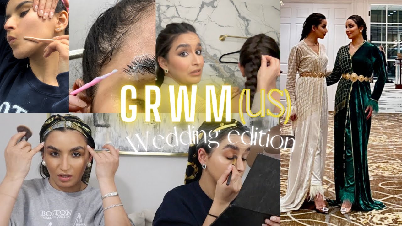 GRWM WEDDING EDITION |مكياج عرس سهل ￼😍💕🥳