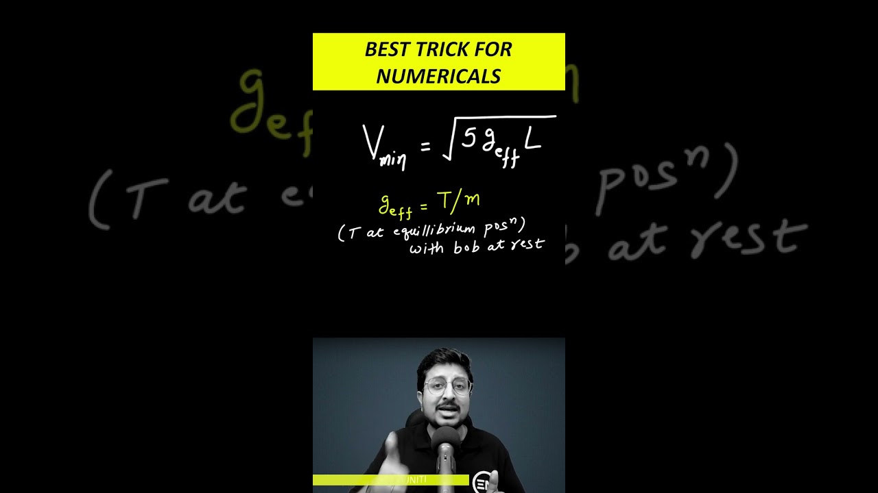 Best TRICK for JEE Physics numerical 🤯 #jee2026 #iitjee #physics