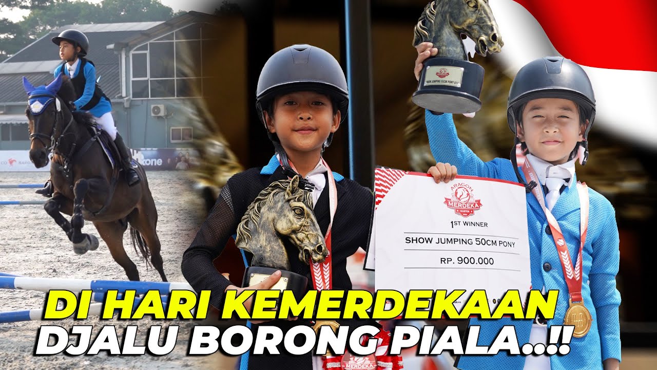 PERTAMA KALI DI HARI KEMERDEKAAN INDONESIA..! DJALU DAPAT JUARA 1 BERTURUT2 DI PERTANDINGAN KUDAA..!
