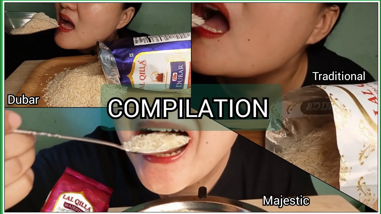 LAL QILLA BASMATI RICE COMPILATION| EATING COMPILATION @Joylorna8
