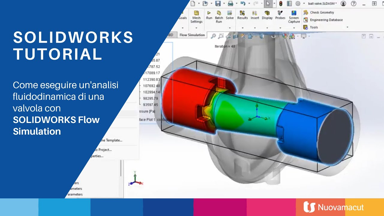 SOLIDWORKS Tutorial: Esegui un'analisi fluidodinamica di una valvola con SOLIDWORKS Flow Simulation
