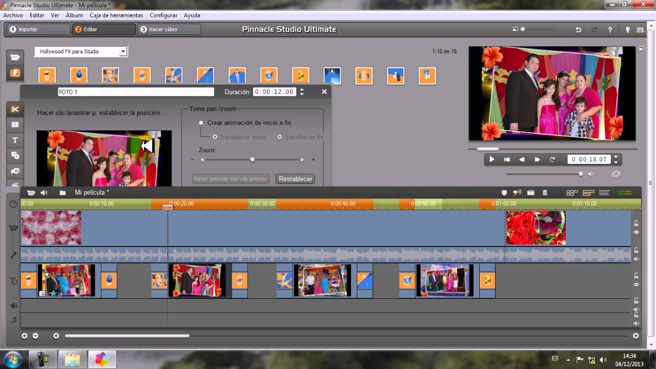 EDICIÓN DE VIDEOS EN PINNACLE A