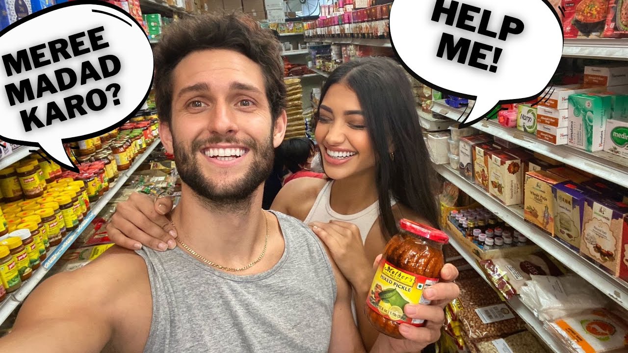 My AMERICAN BOYFRIEND tries to speak HINDI