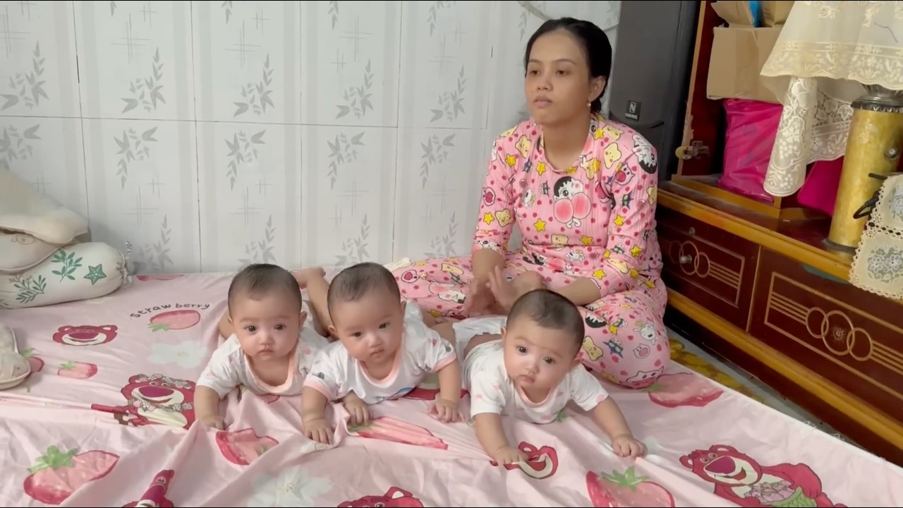 Ba bé sinh ba phát triển bất ngờ  | QUỐC CHIẾN Channel
