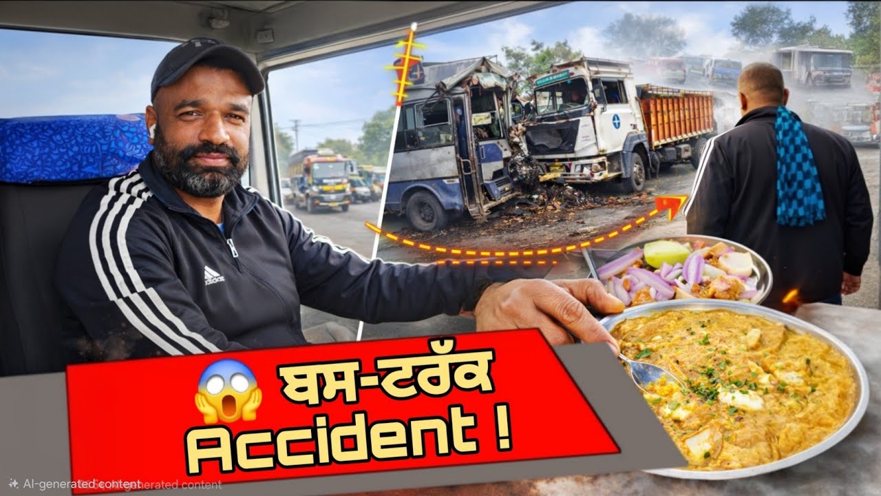 ਟਰੱਕ ਯਾਤਰਾ ਦੌਰਾਨ ਦੇਖਿਆ ਭਿਆਨਕ ਹਾਦਸਾ