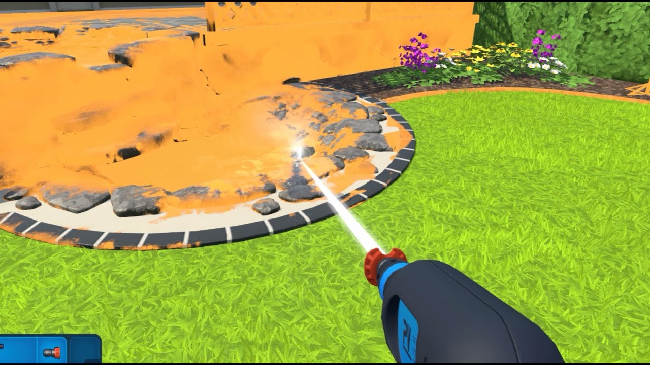 庭のヨゴレを掃除するだけで脳汁出るゲームwww 『PowerWash Simulator』