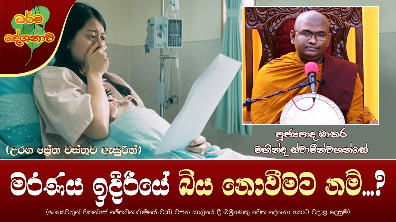 Ven Matara Mahinda Thero | 2022-07-27 | 11:30AM (මරණය ඉදිරියේ බිය නොවීමට නම්..?)