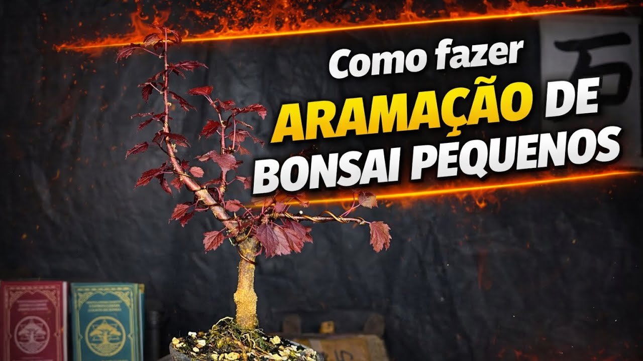 🌀 COMO FAZER ARAMAÇÃO EM BONSAI PEQUENOS • TÉCNICA PASSO A PASSO | GALHOS FINOS🌱