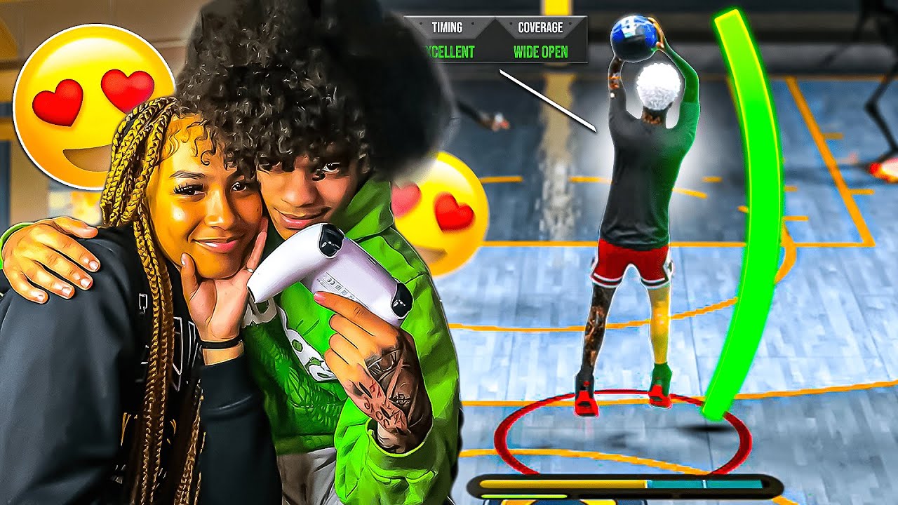 Instagram Model Creates My Jumpshot in NBA 2K23... (NEW BEST JUMPSHOT on NBA 2K23??)