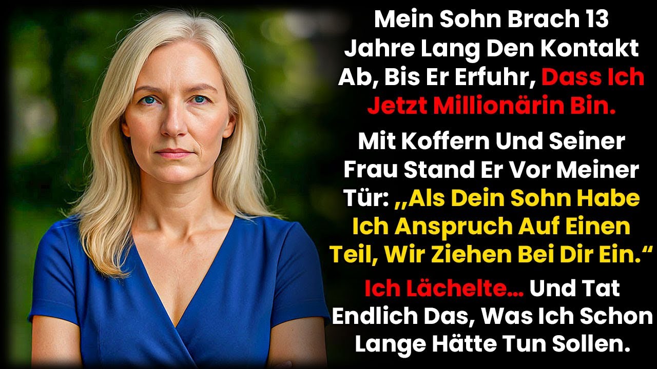 Mein Sohn erfuhr von meinem Einkommen und forderte mit seiner faulen Frau Geld von mir