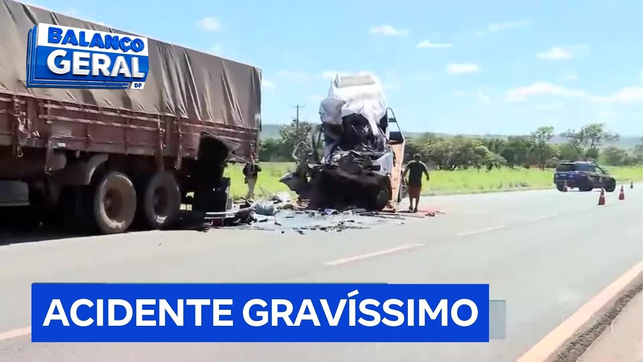 Acidente grave na BR-020 deixa 5 mortos e 11 feridos em Planaltina | Balanço Geral DF