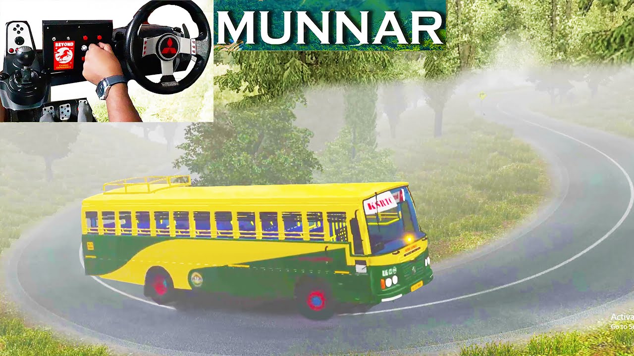 Munnar KSRTC | KSRTC Bus Driving | ETS 2 KSRTC mod | Euro Truck Simulator 2 | Indian Mod ETS 2
