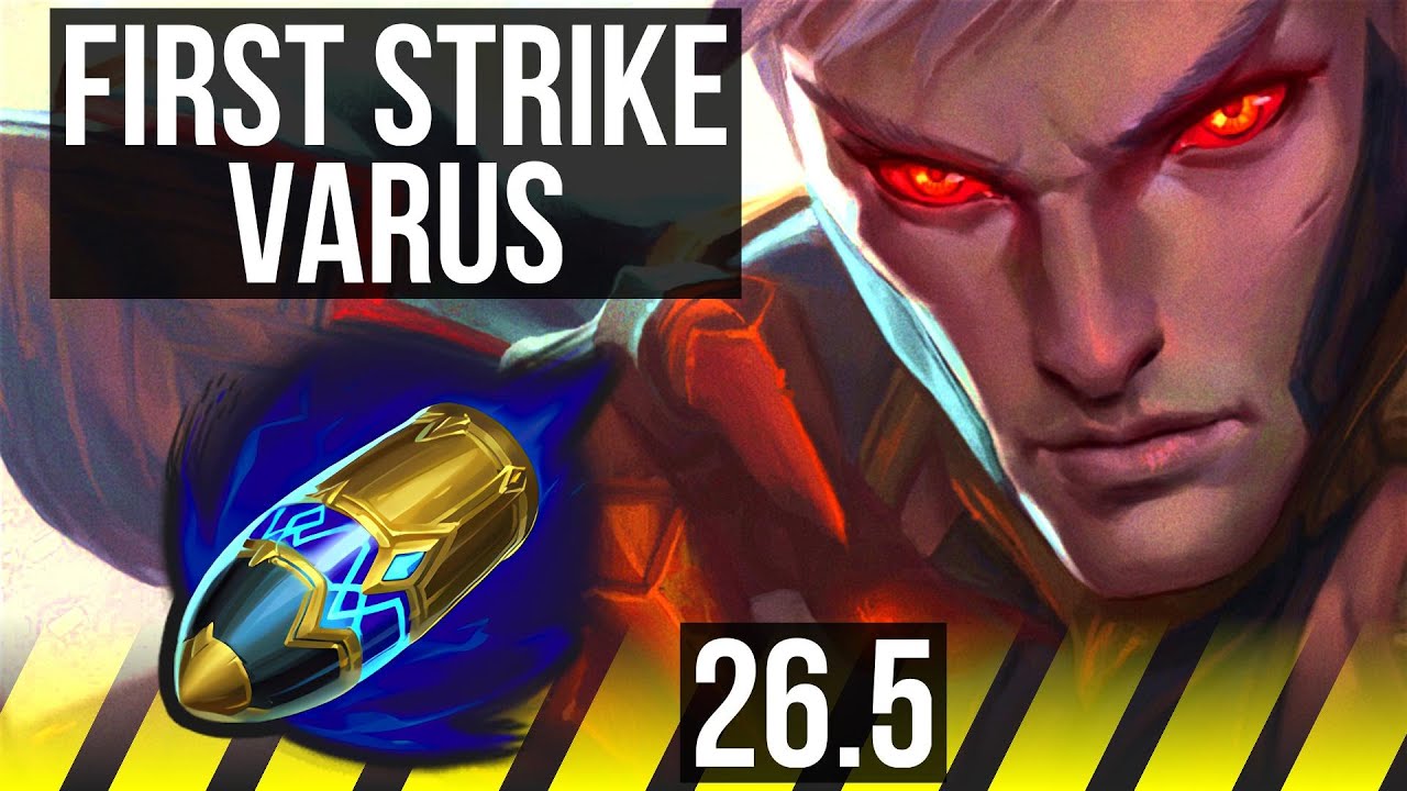 VARUS & Thresh vs JINX & Lulu (ADC) | First Strike, Good KDA: 15/2/7, 47K damage | KR Master | 26.5