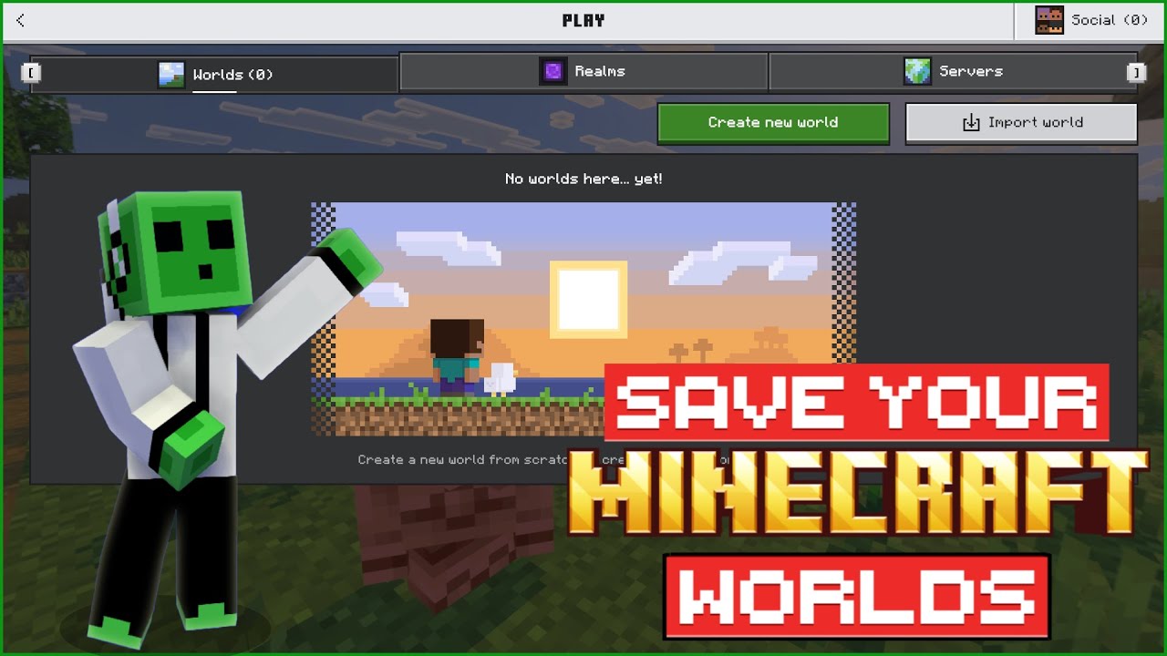 How to Save Your Deleted Minecraft Worlds on Bedrock!