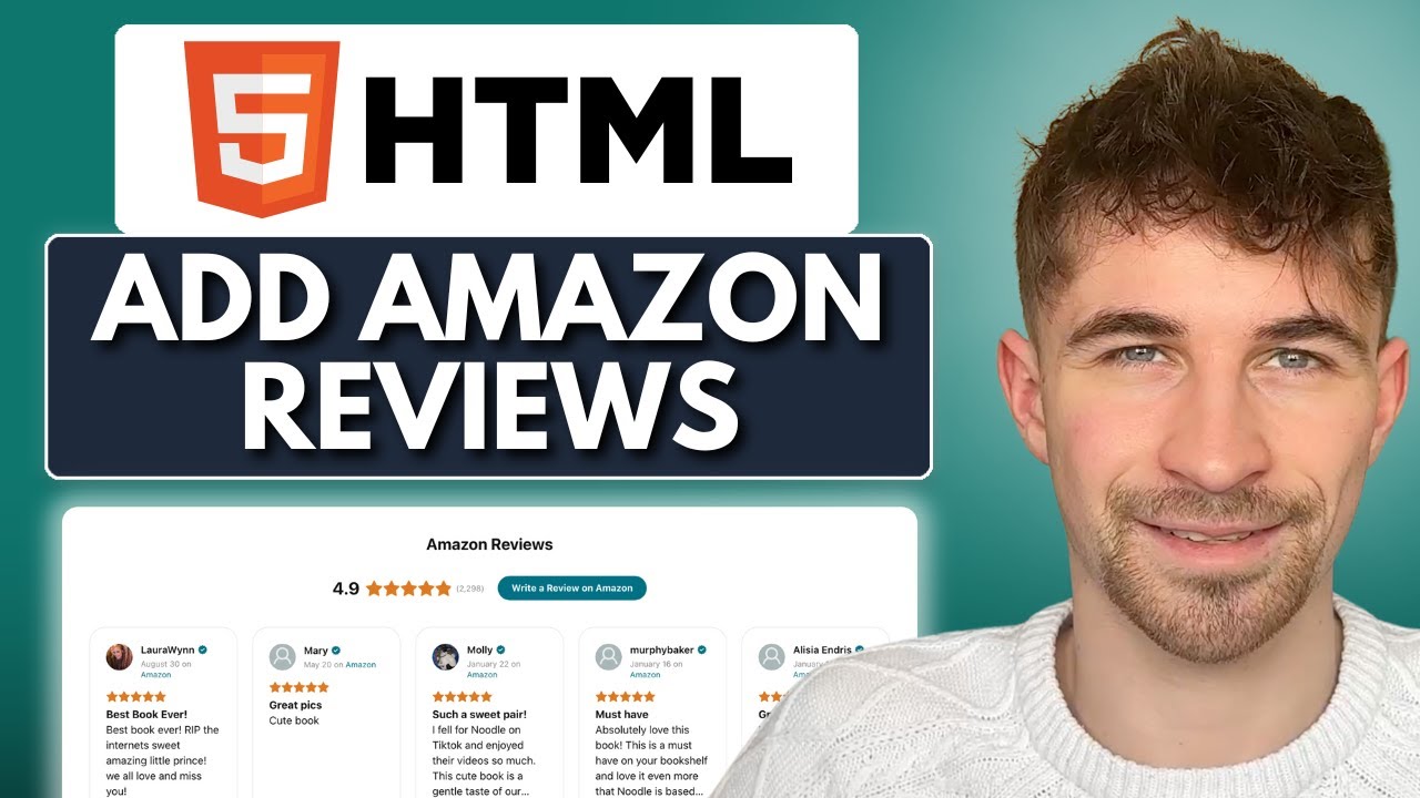 Как добавить обзоры Amazon на HTML-сайт (2025)