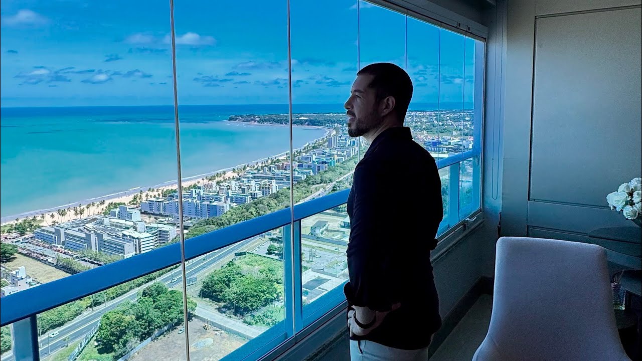 COBERTURA DE R$ 8.5 MILHÕES EM JOÃO PESSOA | ALTURA DE 36º ANDAR E VISTA PANORÂMICA PRO MAR | 490 M²
