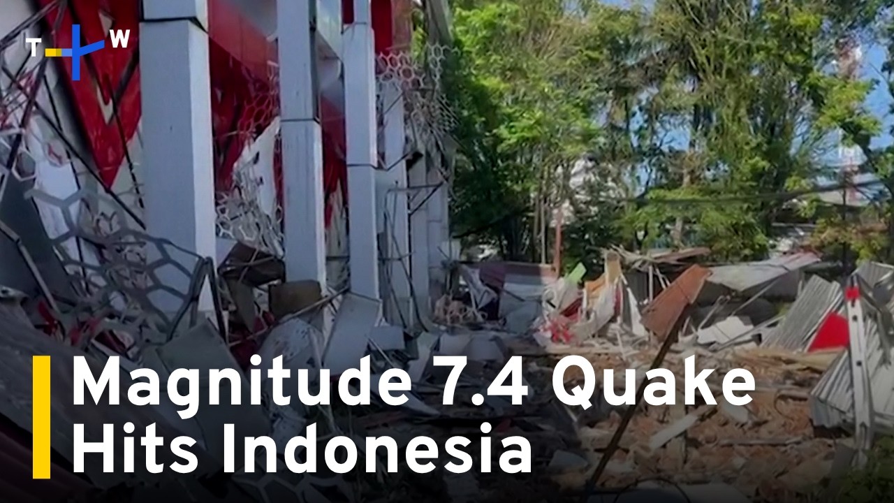 Magnitude 7.4 Earthquake Hits Indonesia, Regional Tsunami Warning Lifted｜TaiwanPlus News