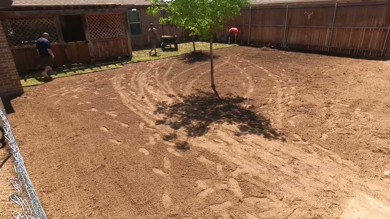 Sod Installation Time Lapse - Double T Sod - 4 pallets of Celebration Bermuda