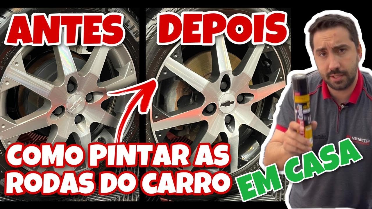 COMO PINTAR RODA DE LIGA SOZINHO EM CASA | Muito fácil.