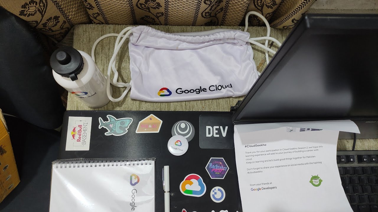 Unboxing Google Cloud Seekho 2.0 Swag
