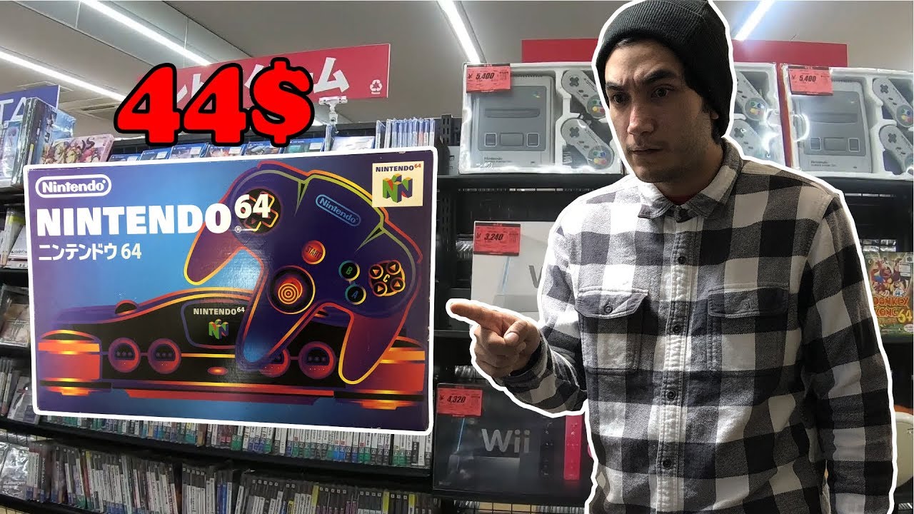 COMPRANDO UNA NINTENDO 64 CASI NUEVA EN JAPÓN 2019 | CACERÍA VIDEOJUEGOS RETRO