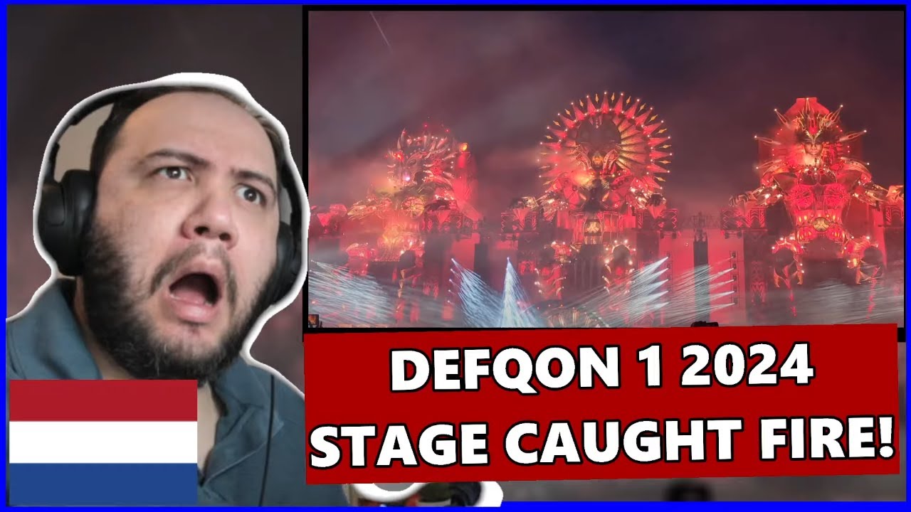 Defqon.1 2024 FIRE BREAKS OUT ON MAIN STAGE 😨 | Teacher Paul Reacts 🇳🇱